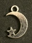 (image for) Silver Moon And Star Charm
